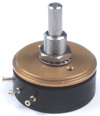 Série P15 potentiomètre bobiné monotour à canon fileté