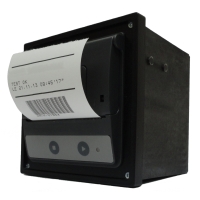 MTH-2700 Thermal printer, DIN 96x96 case